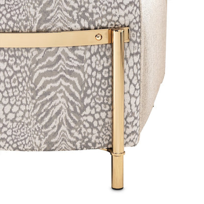 Gold Accent Chair, Comfy Reading Chair and Living Room Chair for Adults