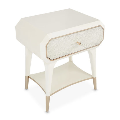 La Rachelle 1-Drawer Nightstand - Champagne