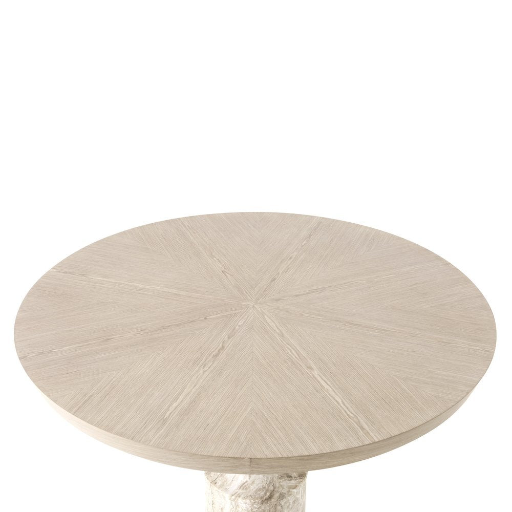 Lotus Bay 40" Round Gathering Table - Sand