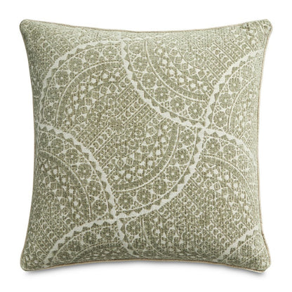 Renue Prescot 22" Chenille Throw Pillow, Set of 2 - Fennel Green