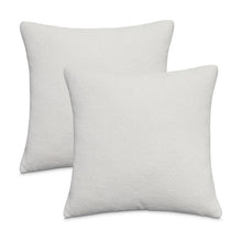 Shepard 21" Square Throw Pillow, Set of 2 - White Gardenia