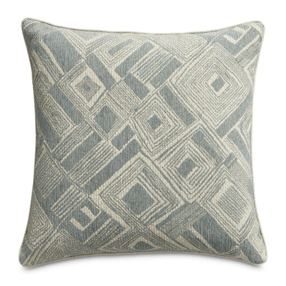 Renue Moro 21" Square Throw Pillow, Set of 2 - Mineral Blue
