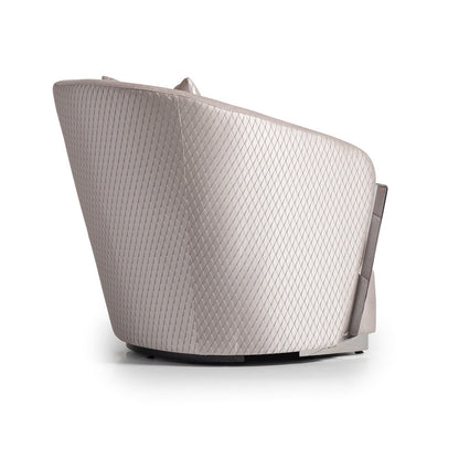 Carmela Accent Chair - Zinc/Silver