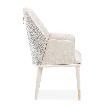 Lisbon Dining Arm Chair - Silken Matte Cream Qty 1