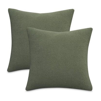Shepard 21" Square Throw Pillow, Set of 2 - Sage Green