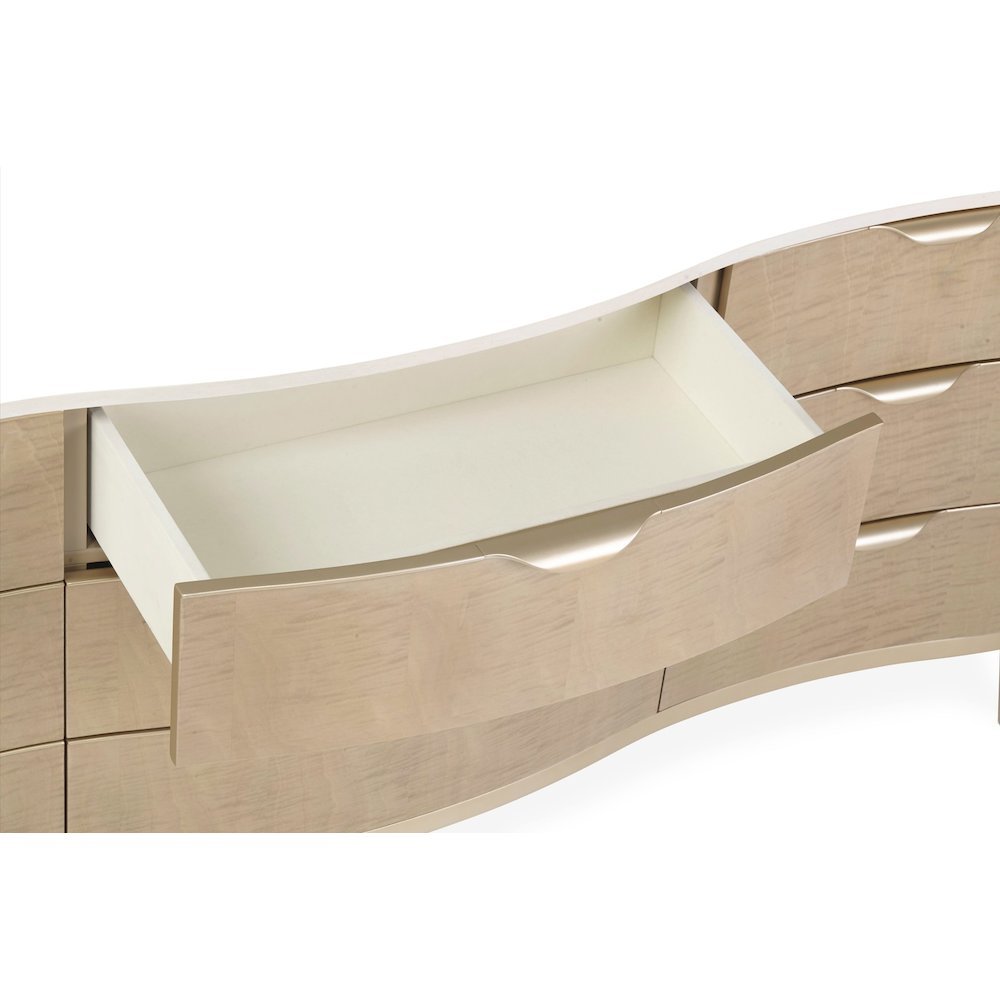 Malibu Crest Dresser with Mirror - Blush