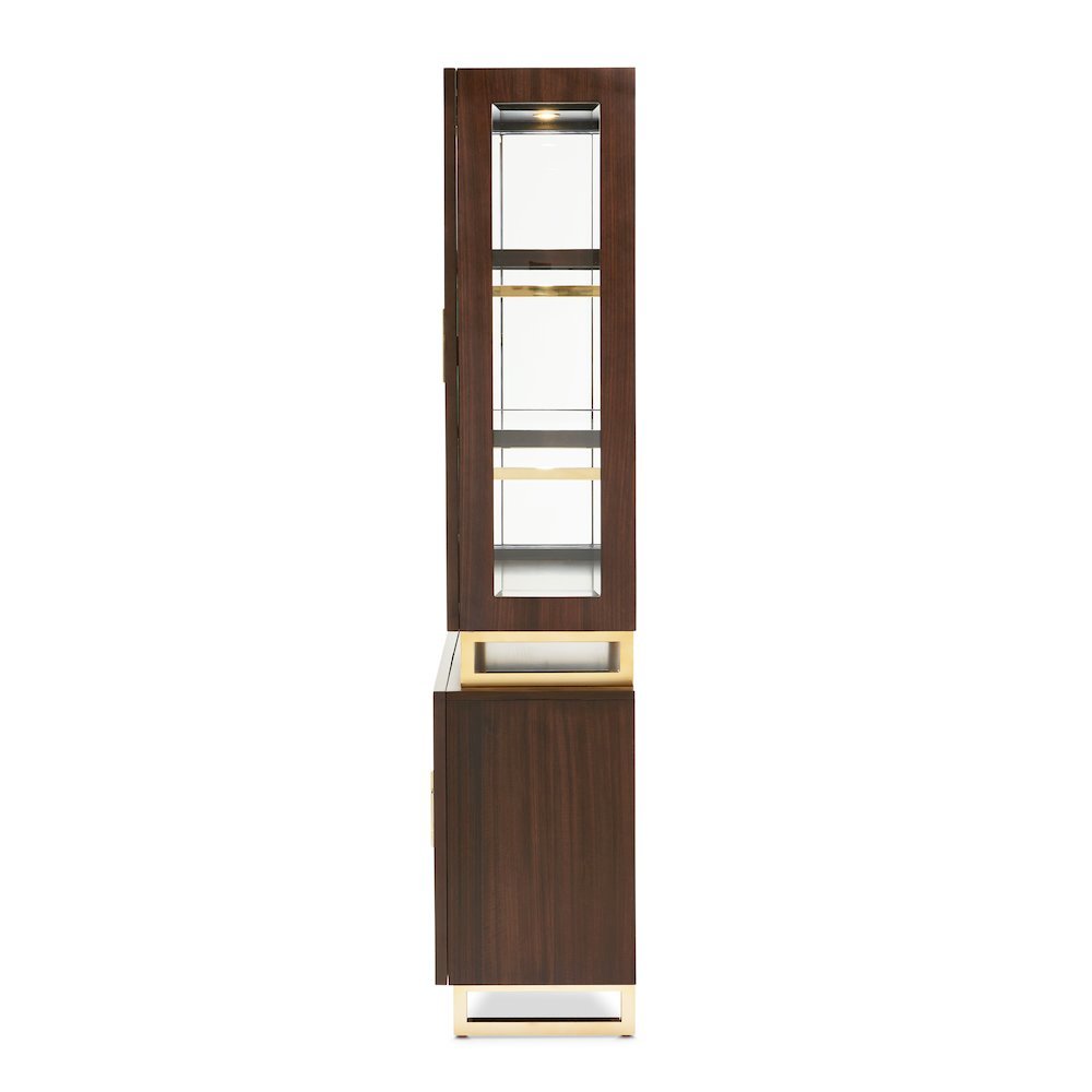 Belmont Place Display Cabinet - Espresso