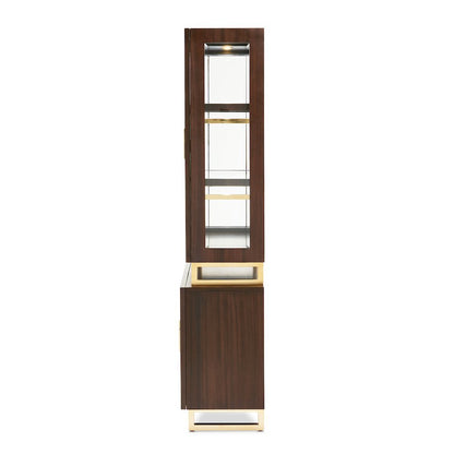 Belmont Place Display Cabinet - Espresso