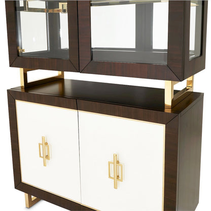 Belmont Place Display Cabinet - Espresso
