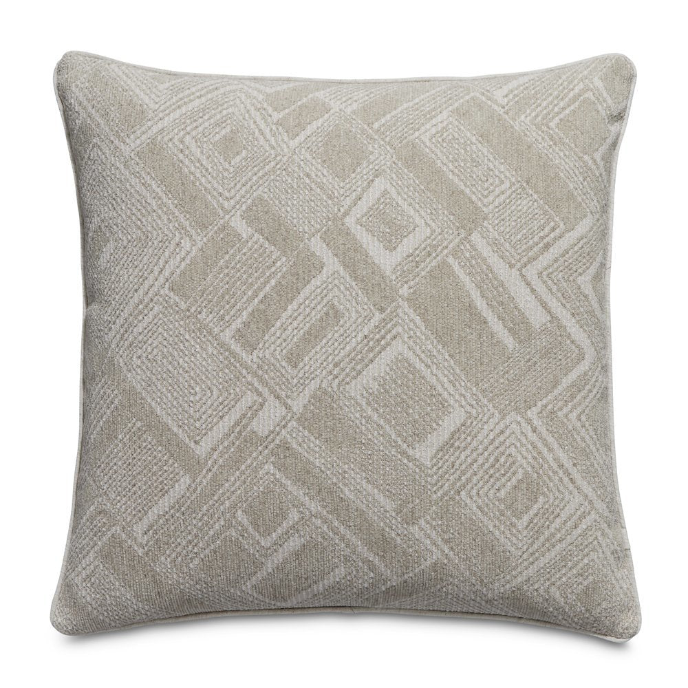 Moonbeam Moro 19" Square Throw Pillow, Set of 2 - Natural
