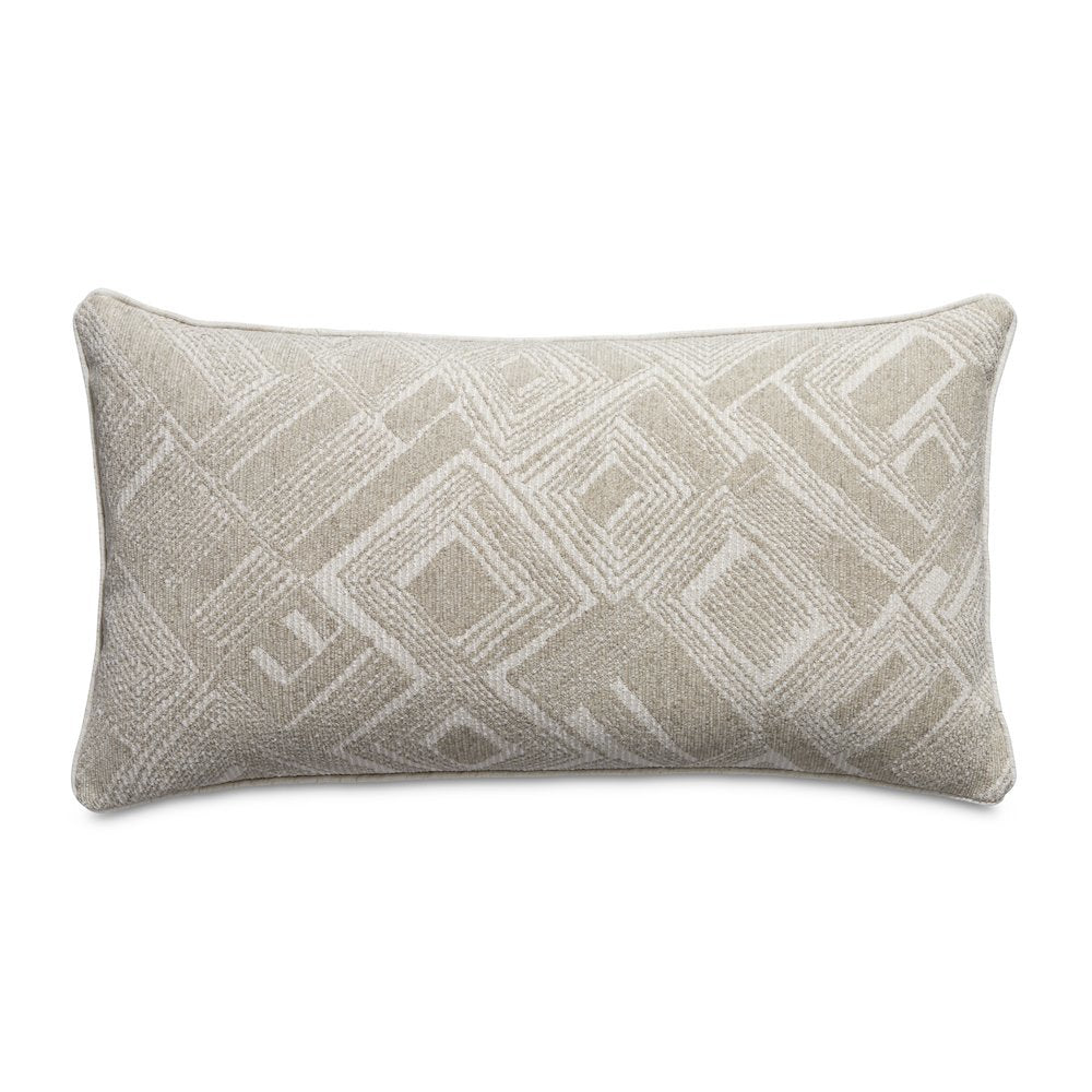 Moonbeam Moro 13" x 24" Oblong Throw Pillow, Set of 2 - Natural