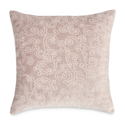 Moonbeam Darling 19" Square Chenille Pillow, Set of 2 - Natural