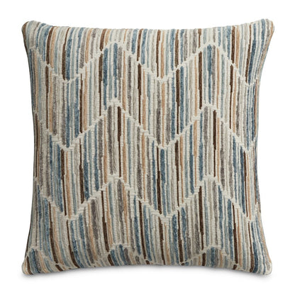 Renue Augusta 19" Square Throw Pillow, Set of 2 - Vapor Blue