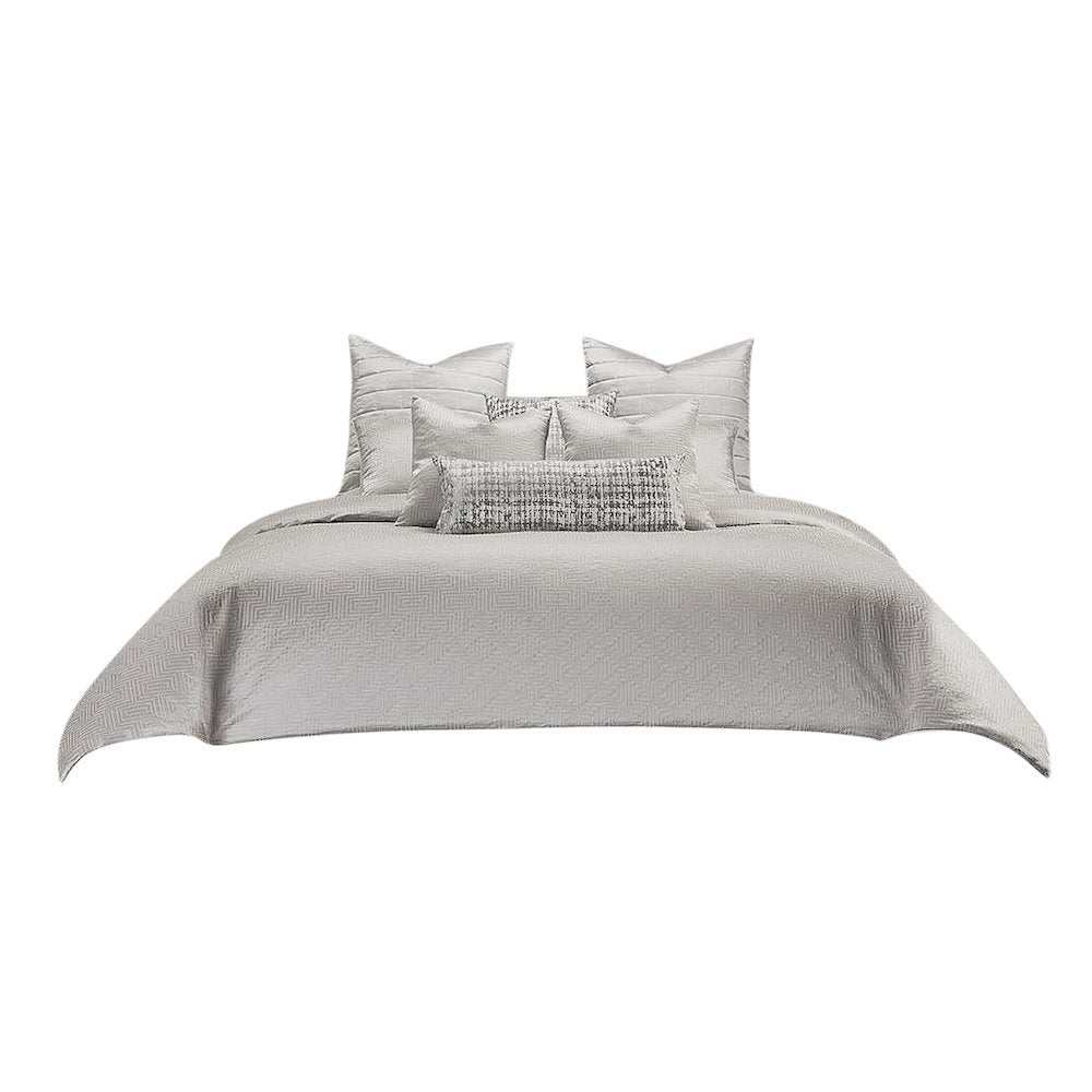 Casey 10-Piece King Comforter Set - Platinum