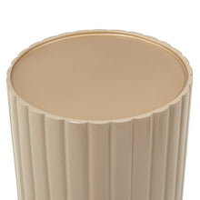 Malibu Crest Round Chairside Table - Chardonnay