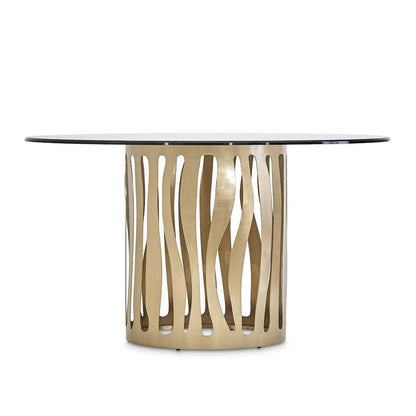 La Rachelle Round Dining Table - Chardonnay