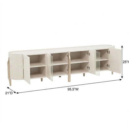Mod Dream Media Cabinet - Rich Champagne