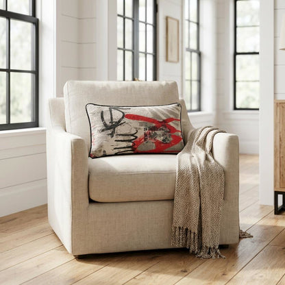 Uptown Downtown Robo 13"x24" Oblong Throw Pillow, Set of 2 - Firefly
