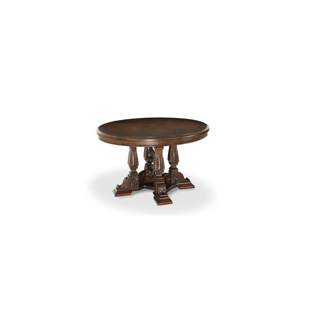 Windsor Court Round Dining Table - Vintage Fruitwood