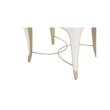 London Place Rectangular End Table - Creamy Pearl