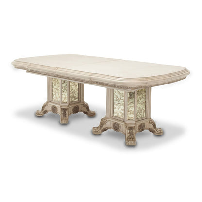 Platine de Royale Rectangular Dining Table - Champagne