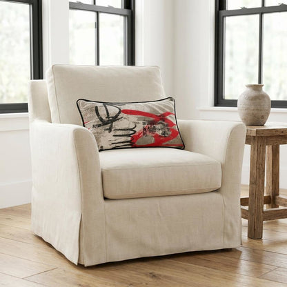 Uptown Downtown Robo 13"x24" Oblong Throw Pillow, Set of 2 - Firefly