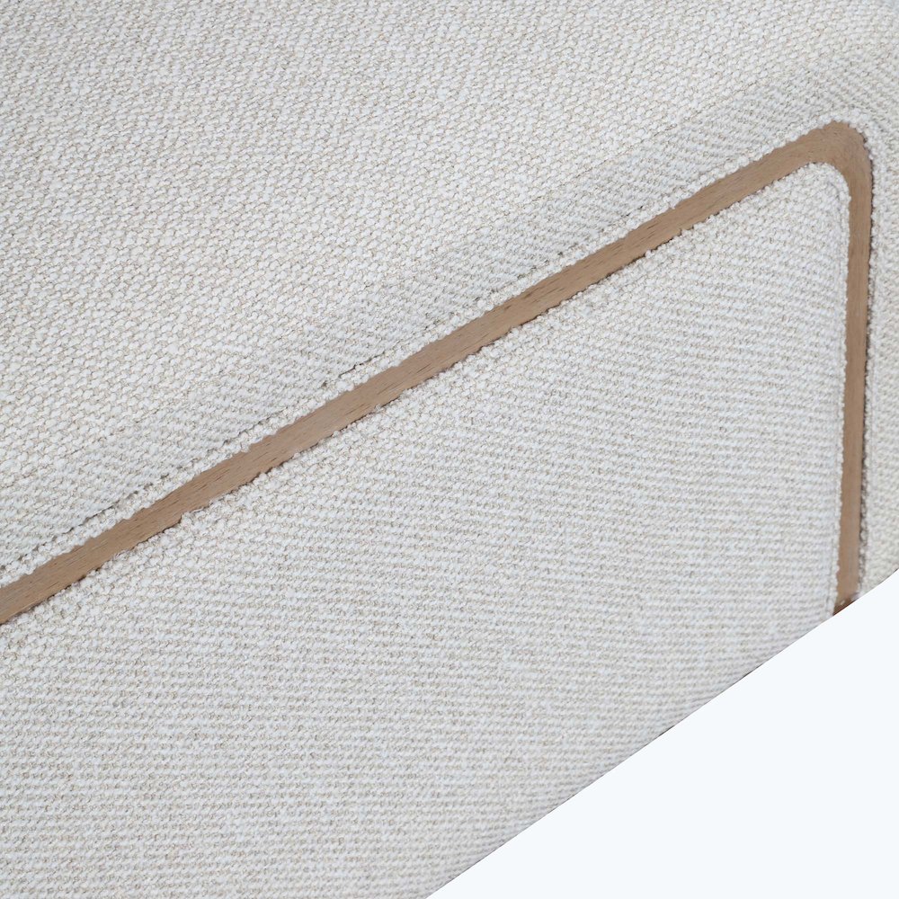 West Kensington Chaise - Buff/Seal Salt Caramel