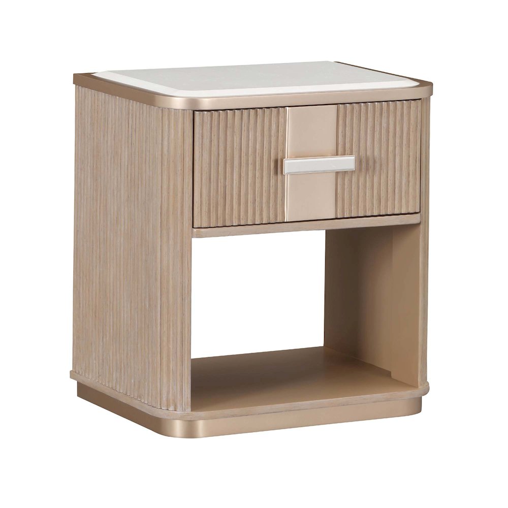 West Kensington 1-Drawer Nightstand - Sea Salt Caramel