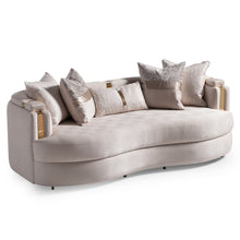 Carmela Sofa - Almond/Gold