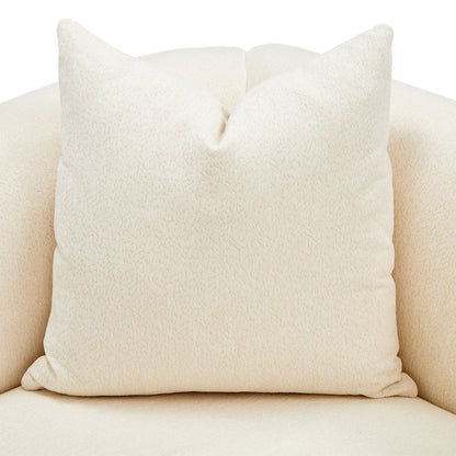 Sassani Loveseat - Crepe/Gold