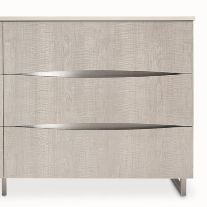 Marin Dresser with Mirror Set - Greige