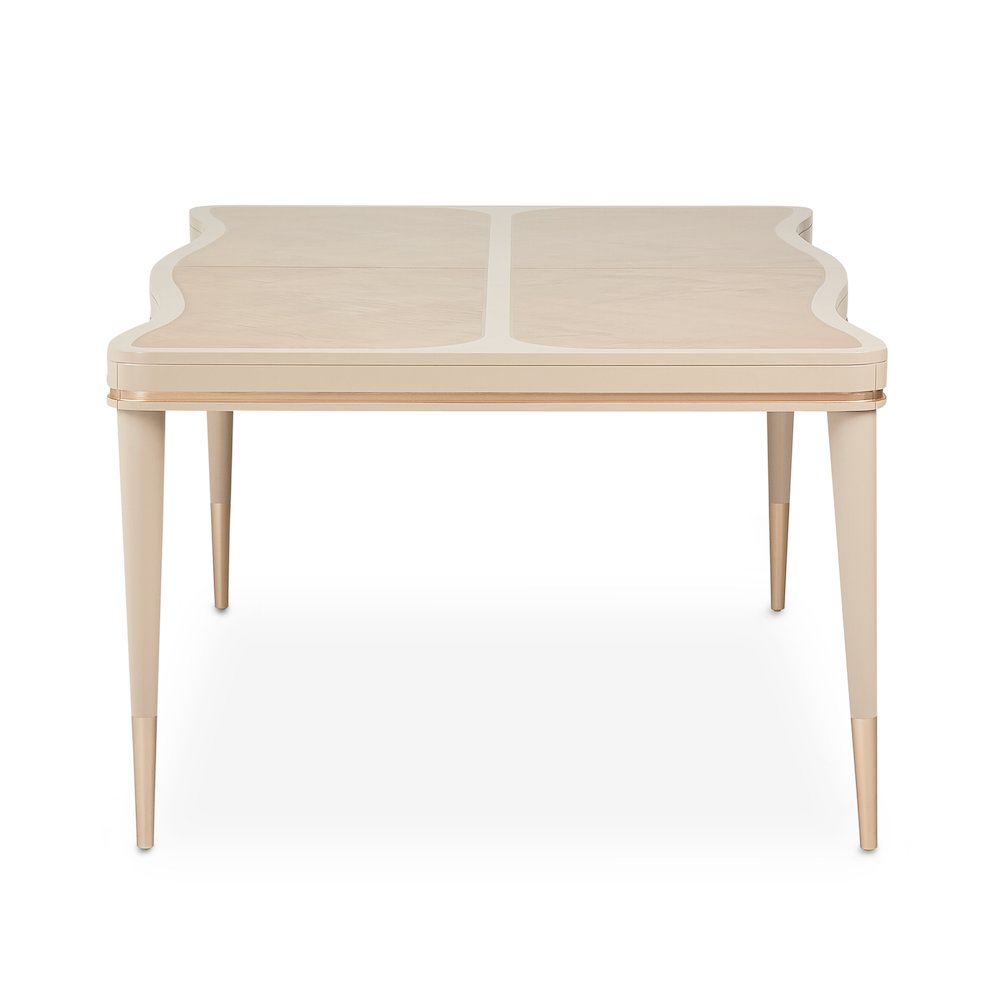 Malibu Crest Rectangular Dining Table - Blush