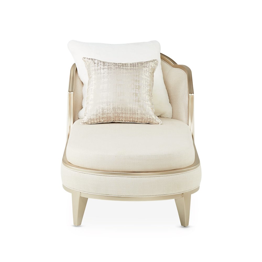 Villa Cherie Chaise - Pearl/Caramel