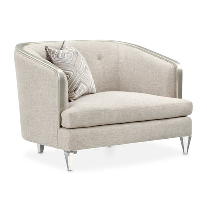 Camden Court Chair and Half - Flax/Platinum