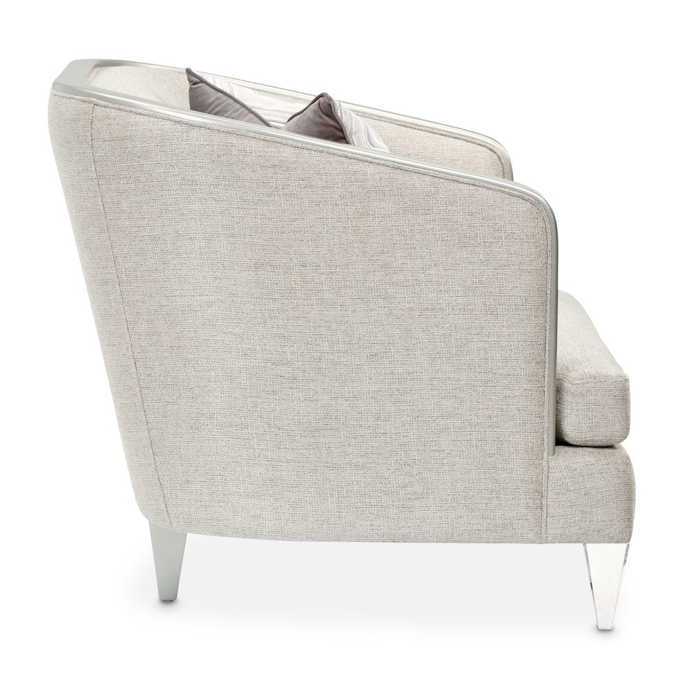 Camden Court Chair and Half - Flax/Platinum