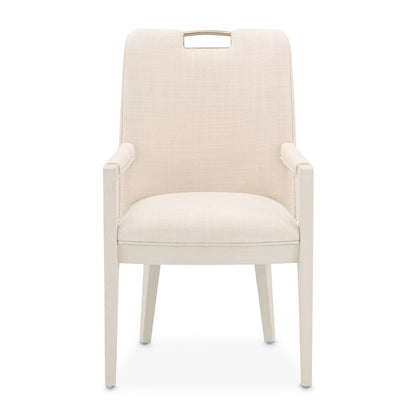 Portrait Dining Arm Chair, Set of 2 - Alabaster White