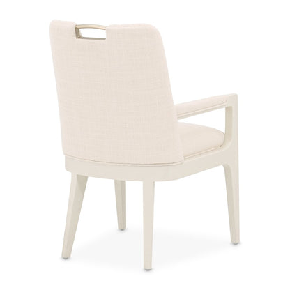 Portrait Dining Arm Chair, Set of 2 - Alabaster White