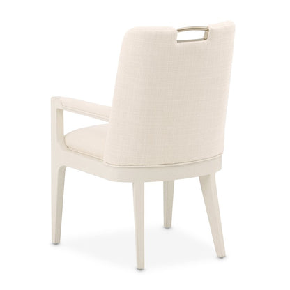 Portrait Dining Arm Chair, Set of 2 - Alabaster White