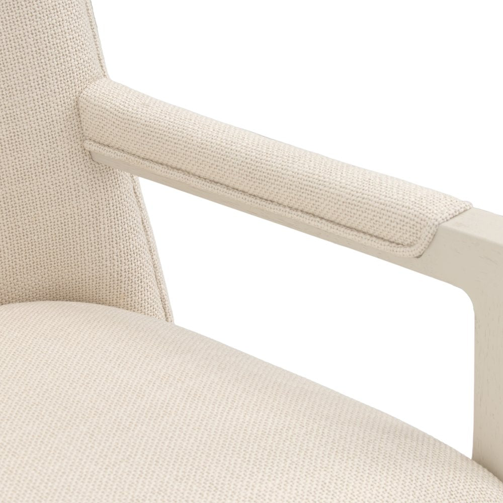 Portrait Dining Arm Chair, Set of 2 - Alabaster White