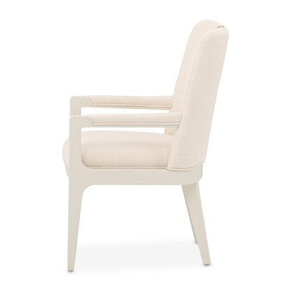 Portrait Dining Arm Chair, Set of 2 - Alabaster White