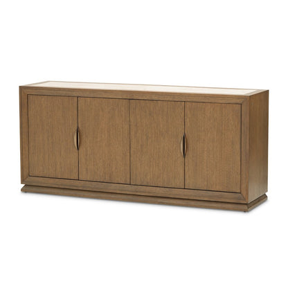 Portrait Sideboard with LED Lights - Sienna Brown