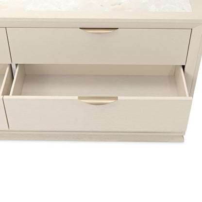 Portrait Dresser with Mirror - Alabaster White