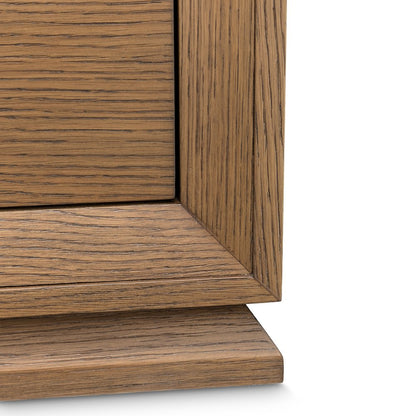 Portrait Display Cabinet - Sienna Brown