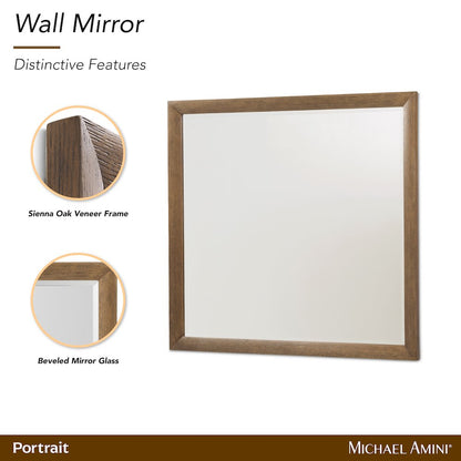 Portrait Mirror - Sienna Brown