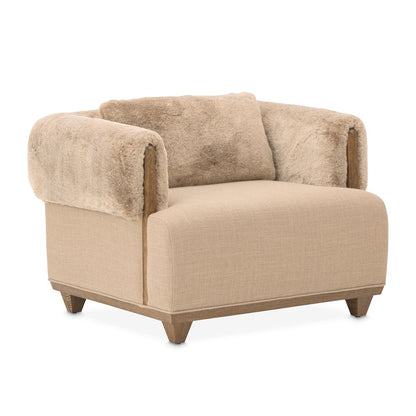 Portrait Accent Chair, Toffee - Sienna Brown