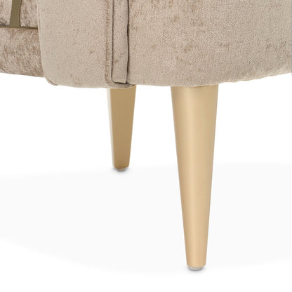 La Rachelle Flame Accent Chair - Lustre/Champagne