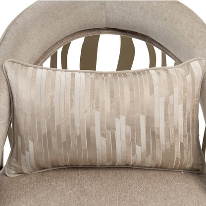 La Rachelle Flame Accent Chair - Lustre/Champagne