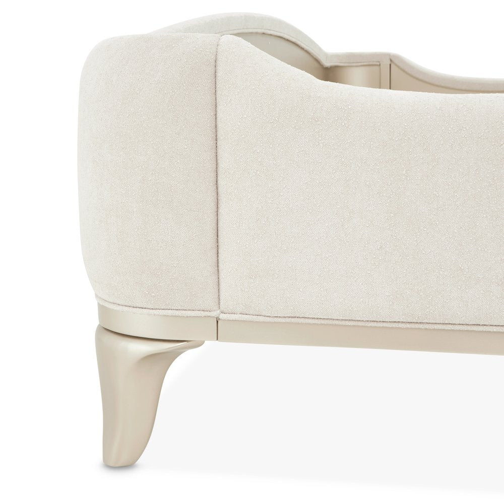 La Marisia Cal. King Upholstered Bed - Tranquil/Champagne Gold