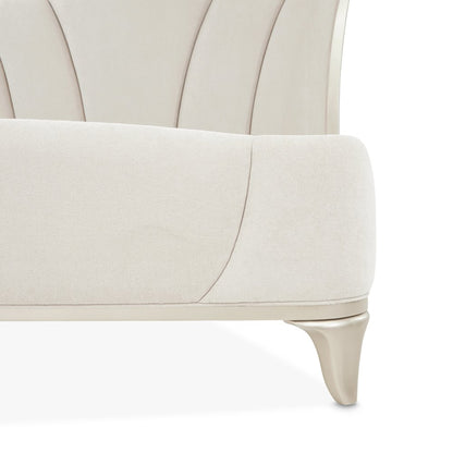 La Marisia Cal. King Upholstered Bed - Tranquil/Champagne Gold