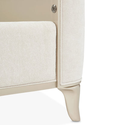 La Marisia Cal. King Upholstered Bed - Tranquil/Champagne Gold